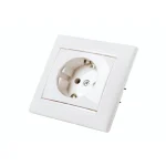 Розетка Schneider Electric PRIMA подвійна із з/к та з з/ш., зовнішня IP20, біла (WDE001048)